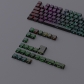 Contour Line Black 104+29 Keys PBT Doubleshot Side Legends Keycaps Set Cherry Profile for Cherry MX Keyboard